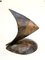 Escultura de pez patinado hecha a mano de cobre, años 70, Imagen 3