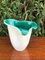 Green and White Vase from Elchinger, 1950s 1
