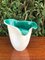 Green and White Vase from Elchinger, 1950s, Image 1