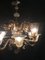 Lámpara de araña vintage de 9 luces de Cesare Toso, Imagen 4