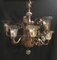 Vintage 9-Light Chandelier from Cesare Toso, Image 8