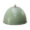 Vintage Industrial Light Green Enamel Pendant Lamp 1