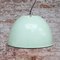 Vintage Industrial Light Green Enamel Pendant Lamp, Image 5