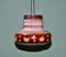 German Brown Ceramic Ceiling Lamp, 1960s, Image 2