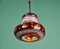 German Brown Ceramic Ceiling Lamp, 1960s, Image 6