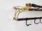 Iron & Brass Coat Rack, 1950s, Image 4