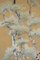 Großer antiker bestickter asiatischer Seidenteppich aus Seide, 1890er 9