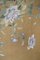 Großer antiker bestickter asiatischer Seidenteppich aus Seide, 1890er 22