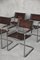 Bauhaus Leather Model MG5 Cantilever Side Chairs by Centro Studi for Matteo Grassi, 1960s, Set of 4, Image 14