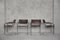 Sillas auxiliares Cantile modelo MG5 Bauhaus de cuero de Centro Studi para Matteo Grassi, años 60. Juego de 4, Imagen 10