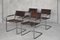 Bauhaus Leather Model MG5 Cantilever Side Chairs by Centro Studi for Matteo Grassi, 1960s, Set of 4, Image 1