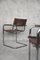 Bauhaus Leather Model MG5 Cantilever Side Chairs by Centro Studi for Matteo Grassi, 1960s, Set of 4 9