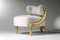 Armchair Gold on Wood from C.A. Spanish Handicraft, Image 1