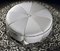 Round Pouf Silver on Wood from C.A Spanish Handicraft, Immagine 2