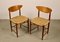 Model 316 Dining Chairs by Peter Hvidt & Orla Mølgaard-Nielsen for Søborg Møbelfabrik, 1950s, Set of 2 1