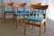 Danish Petroleum Teak Dining Chairs by Schiønning & Elgaard for Randers Møbelfabrik, 1960s, Set of 6 4