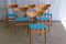 Danish Petroleum Teak Dining Chairs by Schiønning & Elgaard for Randers Møbelfabrik, 1960s, Set of 6 1