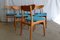Danish Petroleum Teak Dining Chairs by Schiønning & Elgaard for Randers Møbelfabrik, 1960s, Set of 6 7