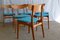 Danish Petroleum Teak Dining Chairs by Schiønning & Elgaard for Randers Møbelfabrik, 1960s, Set of 6 6