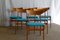 Danish Petroleum Teak Dining Chairs by Schiønning & Elgaard for Randers Møbelfabrik, 1960s, Set of 6 15