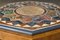 Tavolino da caffè ottagonale Art Déco in noce e marmo con intarsi geometrici, anni '20, Immagine 7