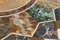 Table Basse Art Déco Octogonale en Noyer et Plateau en Marbre avec Incrustations Géométriques, 1920s 11