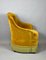 French Button Back Boudoir Armchair, 1950s, Image 5
