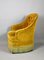 French Button Back Boudoir Armchair, 1950s, Image 6