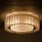 Lampadari ad incasso in vetro e ottone di Doria Leuchten Germany per Motoko, anni '60, set di 4, Immagine 4