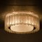 Lampadari ad incasso in vetro e ottone di Doria Leuchten Germany per Motoko, anni '60, set di 4, Immagine 15