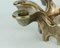 Mid-Century Brutalist Bronze 7-Arm Candleholder, Imagen 7