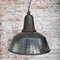 Vintage Industrial Brown Enamel Factory Pendant Lamp, Image 4