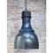 Vintage Industrial Blue Enamel Factory Pendant Lamp, Image 4