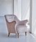 Swedish Taupe Velvet and Elm Armchair by Elsa Gullberg, 1930s, Image 2