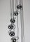 Vintage Chrome Eyeball Cascade Chandelier by Guzzini for Meblo, 1970s, Immagine 4