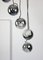 Vintage Chrome Eyeball Cascade Chandelier by Guzzini for Meblo, 1970s, Immagine 2