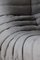 Set of Grey Microfiber Togo Pouf and 2-Seat Sofa by Michel Ducaroy for Ligne Roset 2