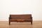 Antique Solid Wood Bench with Small Drawer, Image 2