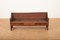 Antique Solid Wood Bench with Small Drawer, Image 1