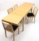 Dining Set with Table & 4 Chairs by Axel Einar Hjorth for Nordiska Kompaniet, 1930s, Set of 5, Image 4