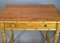 Antique French Faux Bamboo Side Table 6