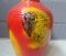 Large Red, Yellow, and Black Vase from Carstens Tönnieshof, 1970s, Image 10