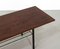 Mid-Century Rosewood and Metal Base Coffee Table, 1960s 4