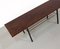 Mid-Century Rosewood and Metal Base Coffee Table, 1960s 5