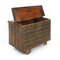 Wooden Chest with Steel Veneer and Green Patina, 1840s 2