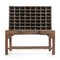 Wooden Postal Sorting Cabinet with 56 Compartments, Image 1
