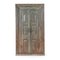 Antique Wood Door with Mirror, Image 1
