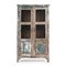 Glass Wardrobe in Patinated Wood, Image 1