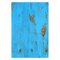 Vetrina blu e arancione in legno patinato, Immagine 4