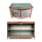 Red and Blue Wooden Display Case 4